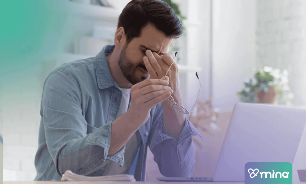 El cansancio visual puede producir irritación o resequedad