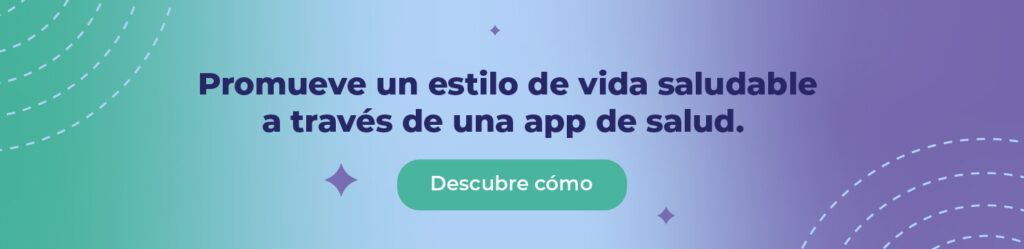 Promueve un estilo de vida saludable a través de una app de salud.
